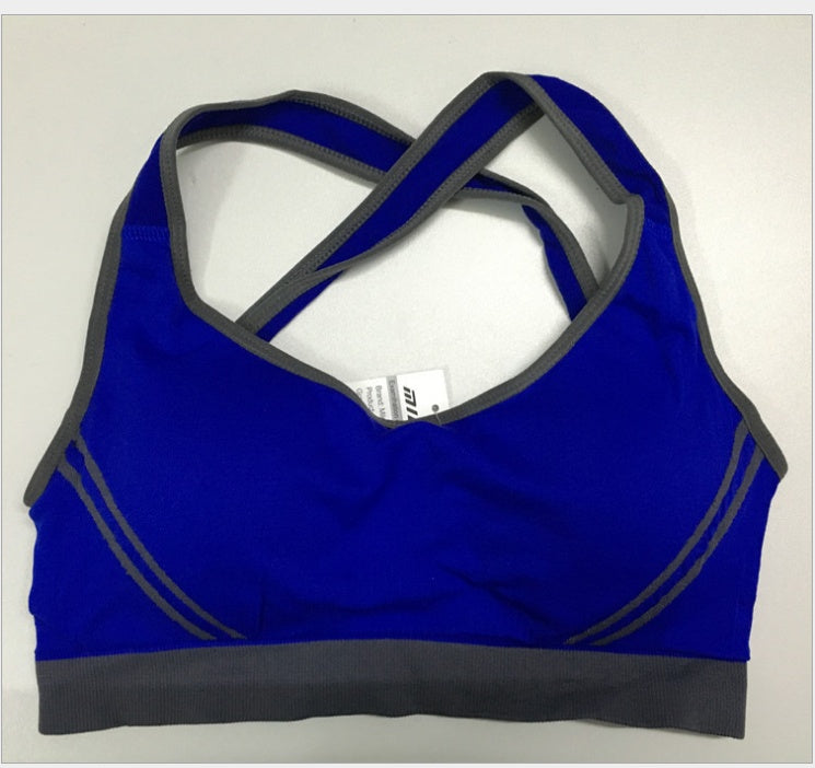 Women's Seamless Padded Athletic Tank - Stretch Cotton Sports Bra for Gym & Yoga - PeakImpact Sports