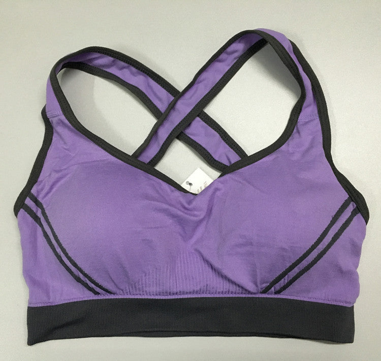 Women's Seamless Padded Athletic Tank - Stretch Cotton Sports Bra for Gym & Yoga - PeakImpact Sports