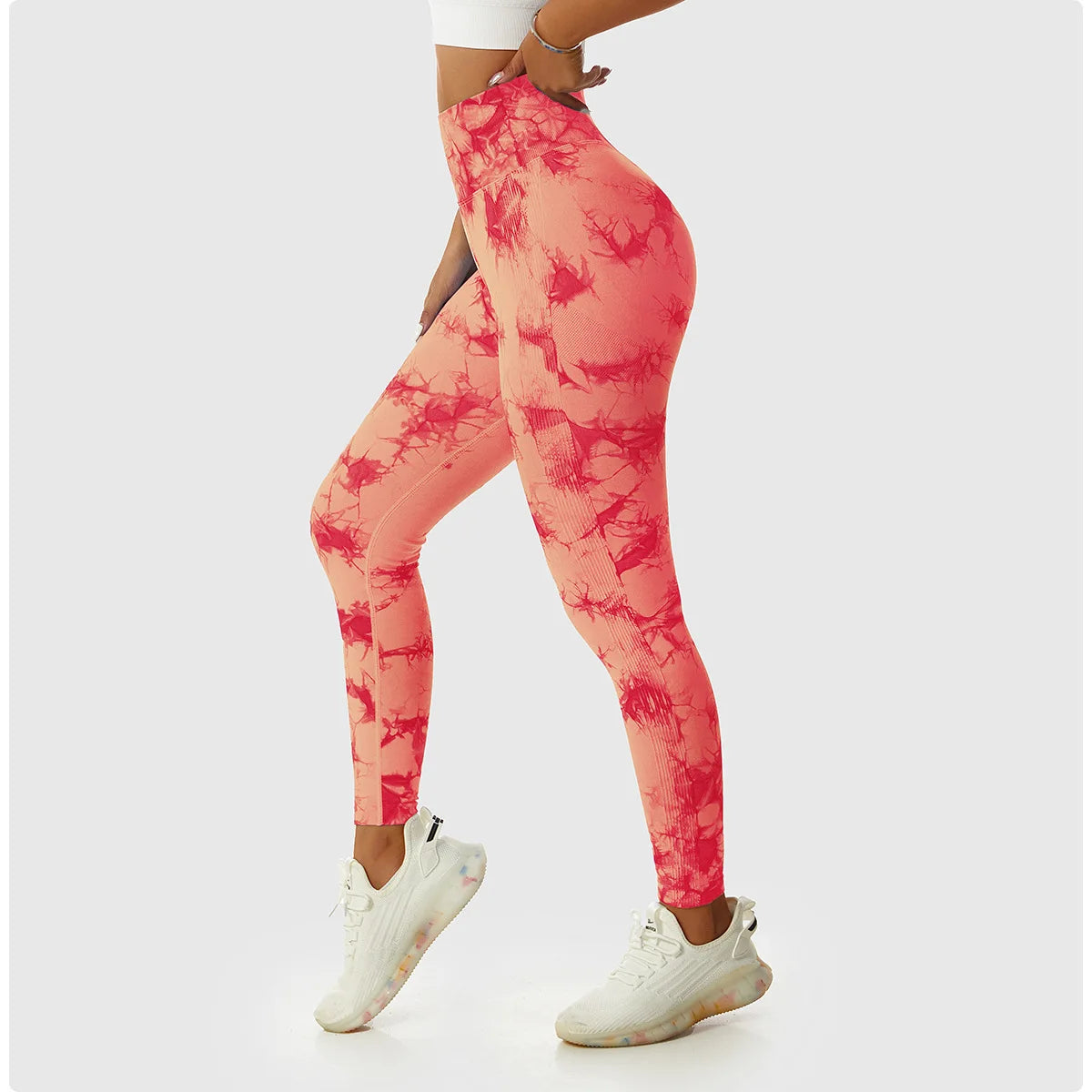 2024 New Tie Dye Gym Leggings Women Fitness Push Up Casual Sport Leggings Of Women  Running Outdoors - PeakImpact Sports