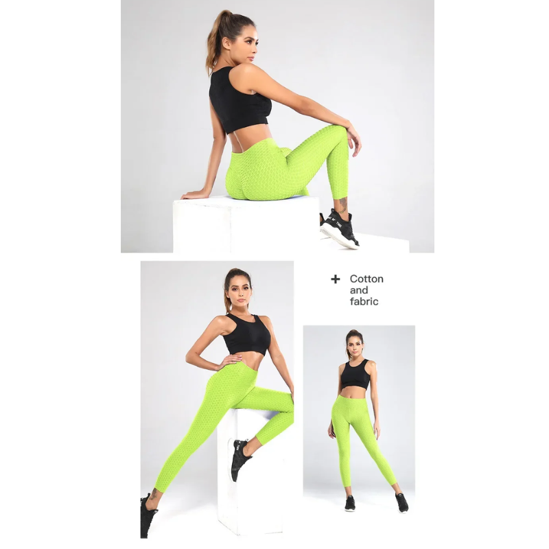 Women's High Waist Seamless Push-Up Leggings